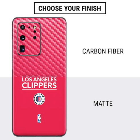 NBA Los Angeles Clippers Standard Red Galaxy S20 Ultra 5G Skin